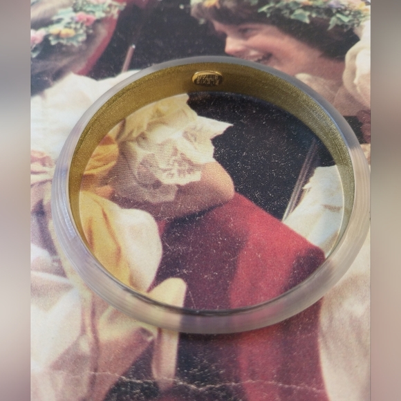 Alexis Bittar Brown and Gold Bangle - Picture 10 of 15